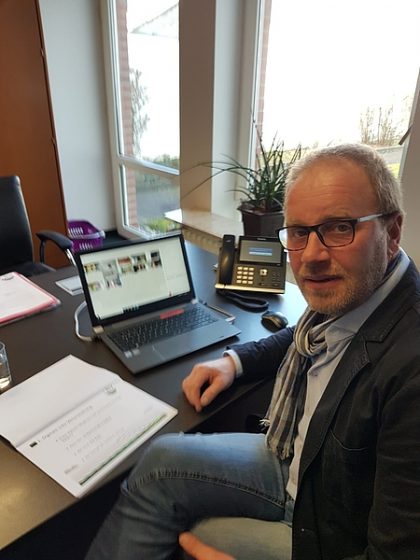 Kreisvorsitzender Wilhelm Hellmanns führte zwei digitale Informationsveranstaltungen durch. Foto: privat